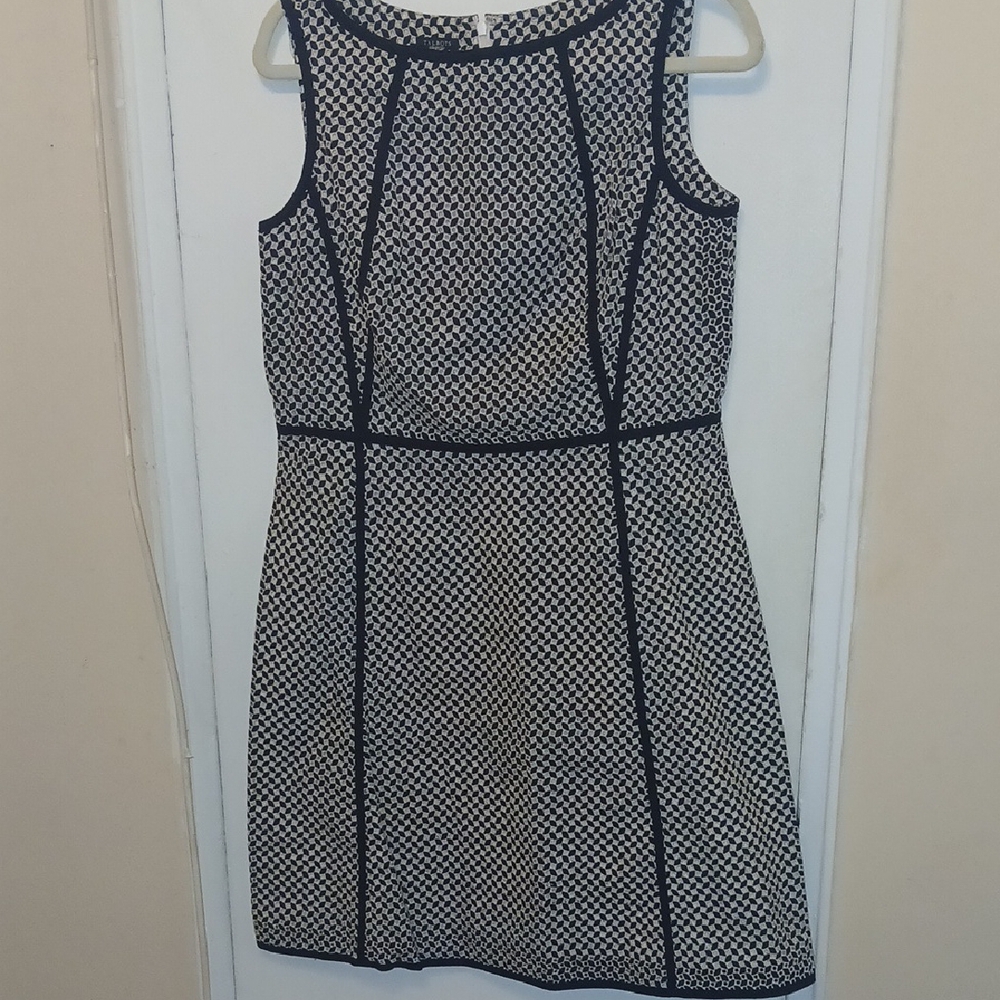 Elegant Black and White Women's Dress